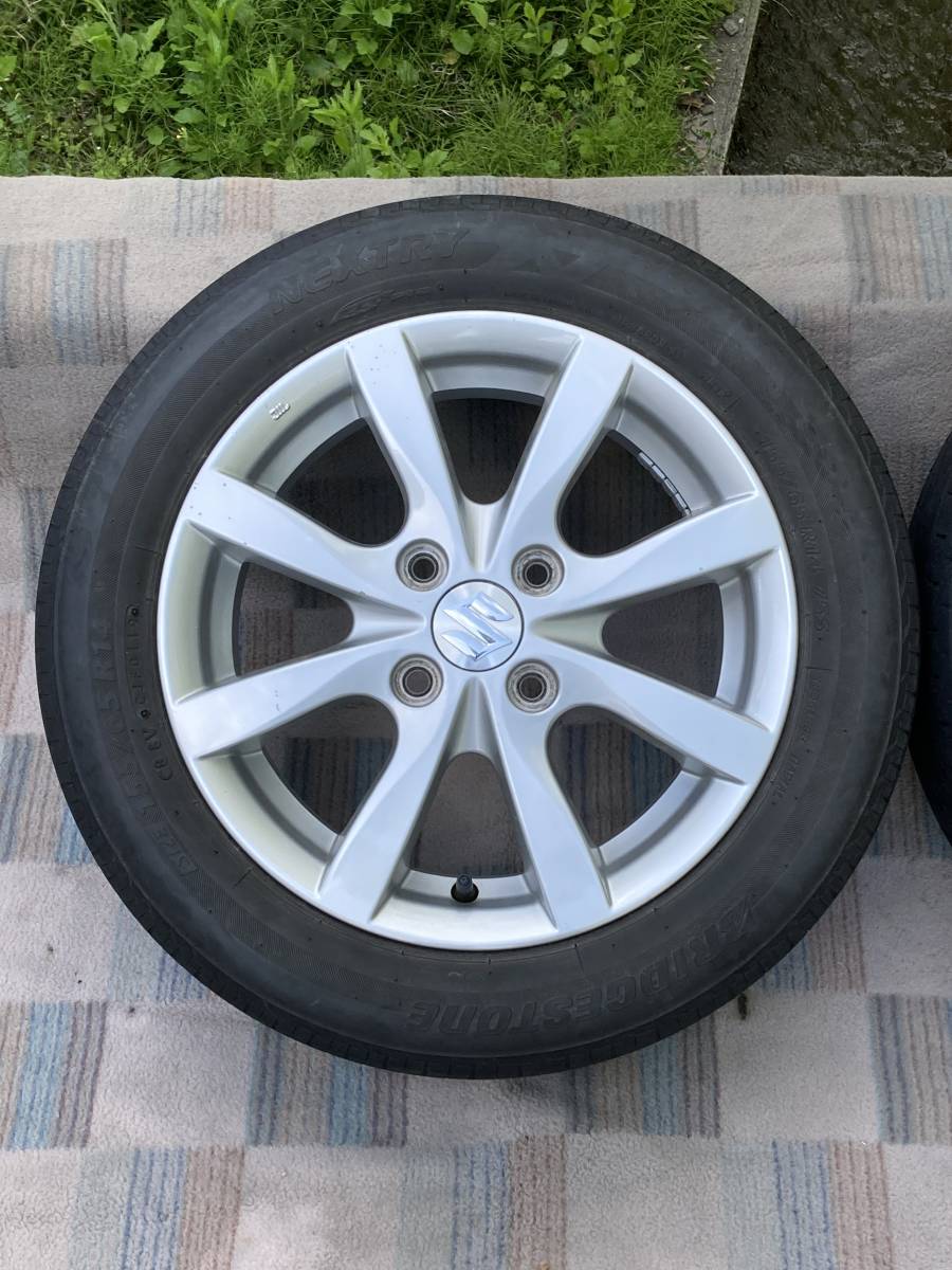 14インチ※2本のみ○MH34ワゴンR 純正スチール○155/65R14○14×4.5J