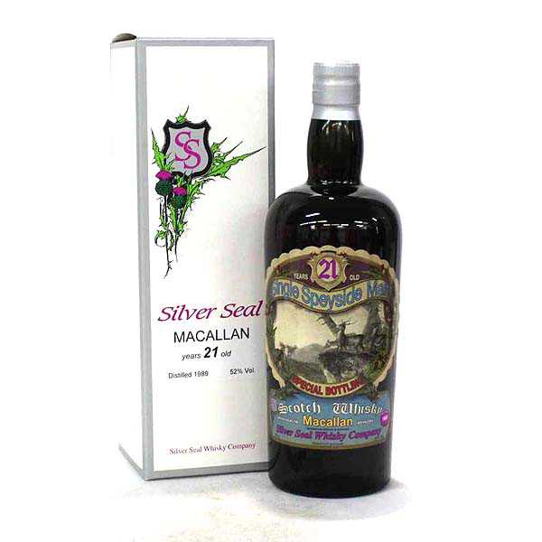 ★古酒1円～ 箱付/マッカラン シルバーシール 21年 1989 Y6F2507
