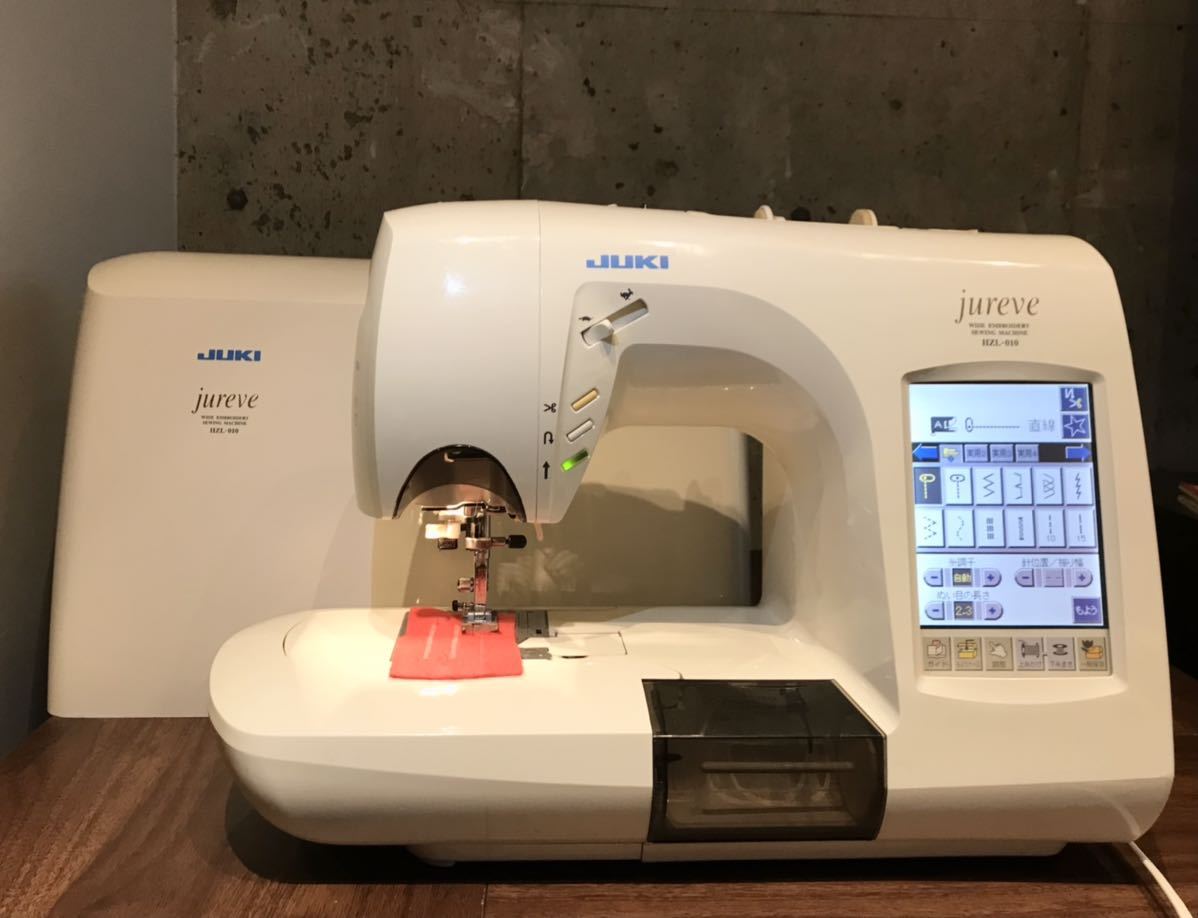 JUKI　 ジューキ　jureve ジュレーブ　HZL-010 付属品多数　コンピュータミシン◆ジャンク扱い　