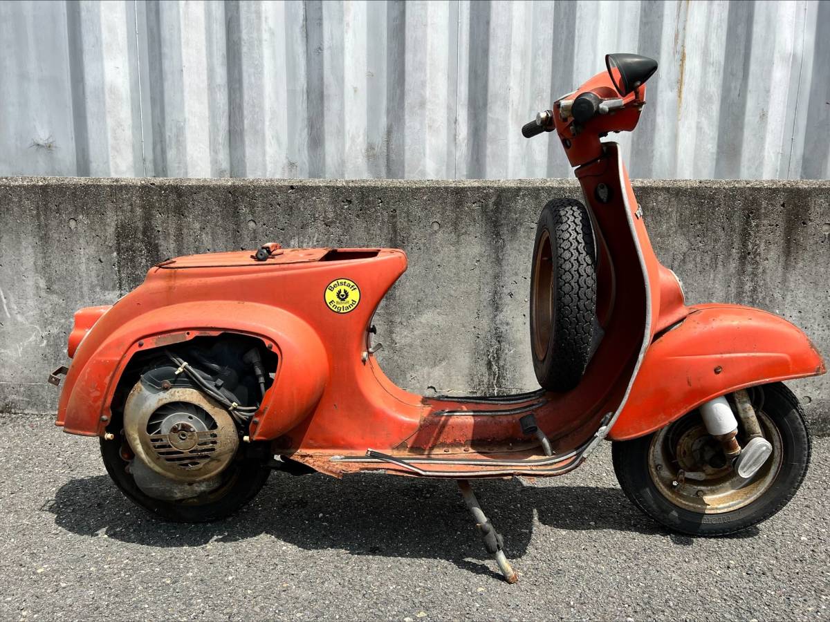 中古車 絶版車 PIAGGIO VESPA 50s 走行距離【3，655km】 現状出品 部品取り レストア バイク 書類無し