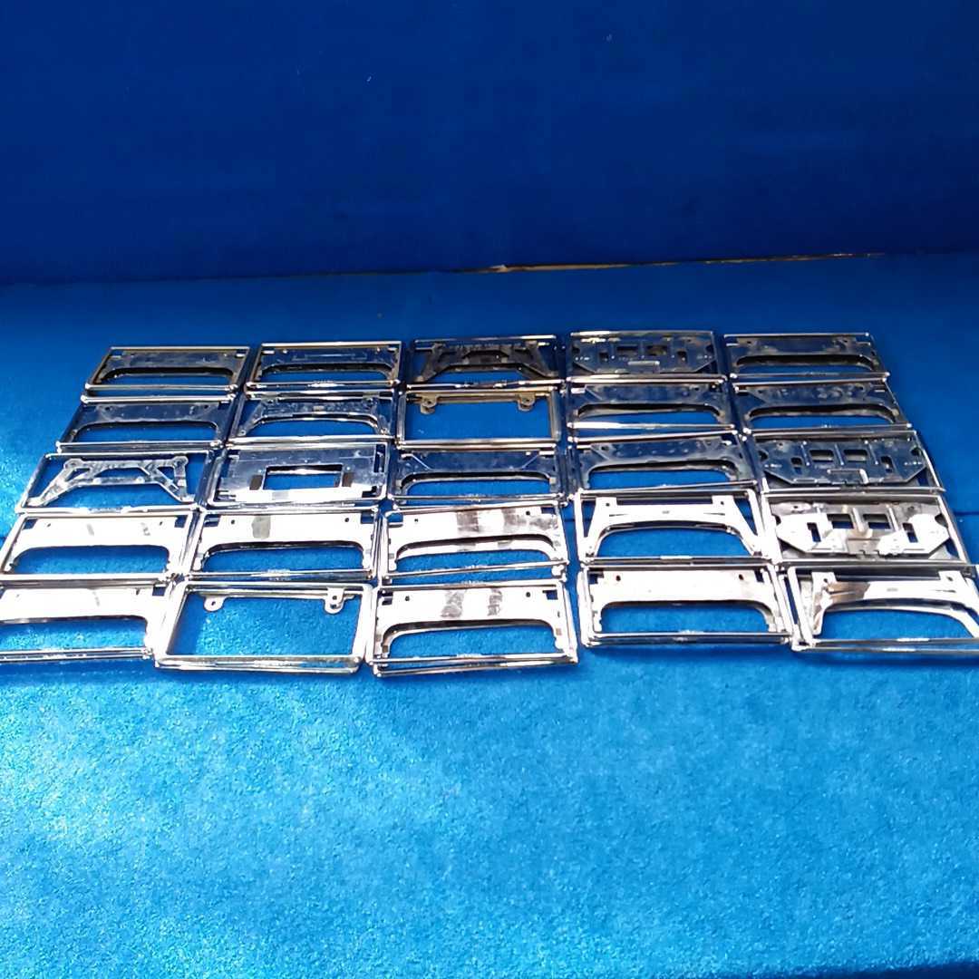 SUBARU スバル SUZUKI スズキ NISSAN 日産 HONDAホンダ MAZDAマツダ MITSUBISHI三菱 TOYOTA トヨタ純正ナンバーフレーム等 50枚セット #420