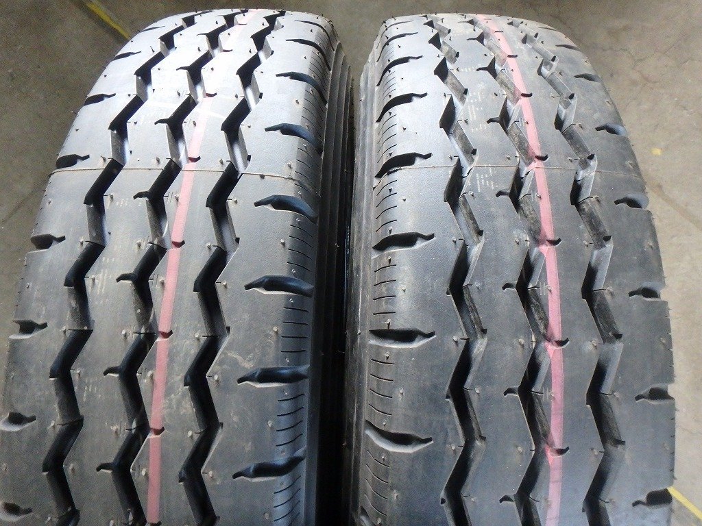 L623-2 未走行 2022年製 送料無料【225/80R17.5 123/122】ヨコハマ MY257 夏タイヤ 2本 スペア外し