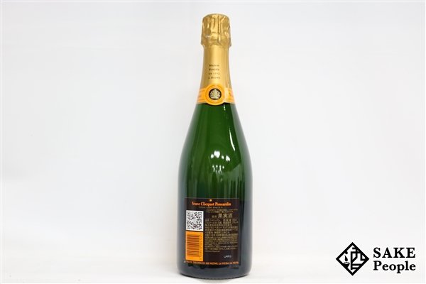 【SALE，限定SALE】 □注目! ヴーヴ・クリコ イエローラベル 250周年記念ボトル 750ml 12％ シャンパン