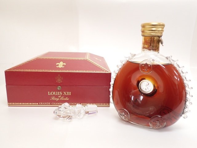 【未開栓古酒】 REMY MARTIN LOUIS XIII COGNAC レミーマルタン ルイ13世 コニャック バカラ 750ml ケース付 ∽ 6A08F-14