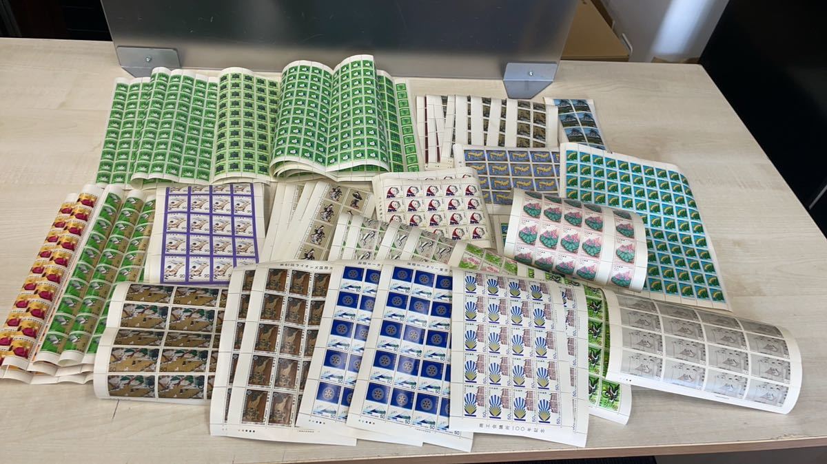 ★ 未使用 切手 シート切手 8500円お得！額面58，500円分 50円き20円切手 まとめ