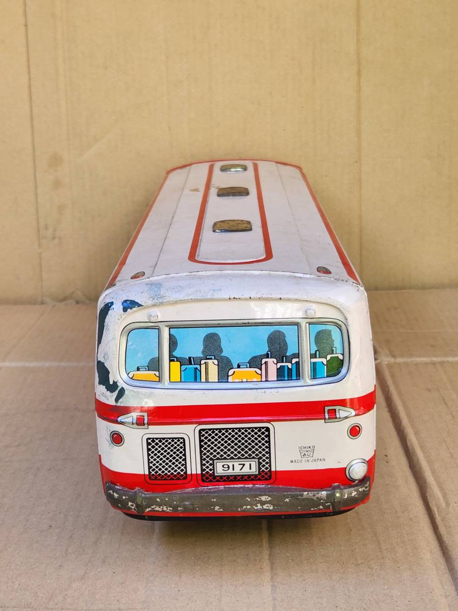 名鉄バス　おもちゃ　イチコー 41 昭和レトロ イチコー 名鉄バス ブリキおもちゃ(自動車)｜売買され