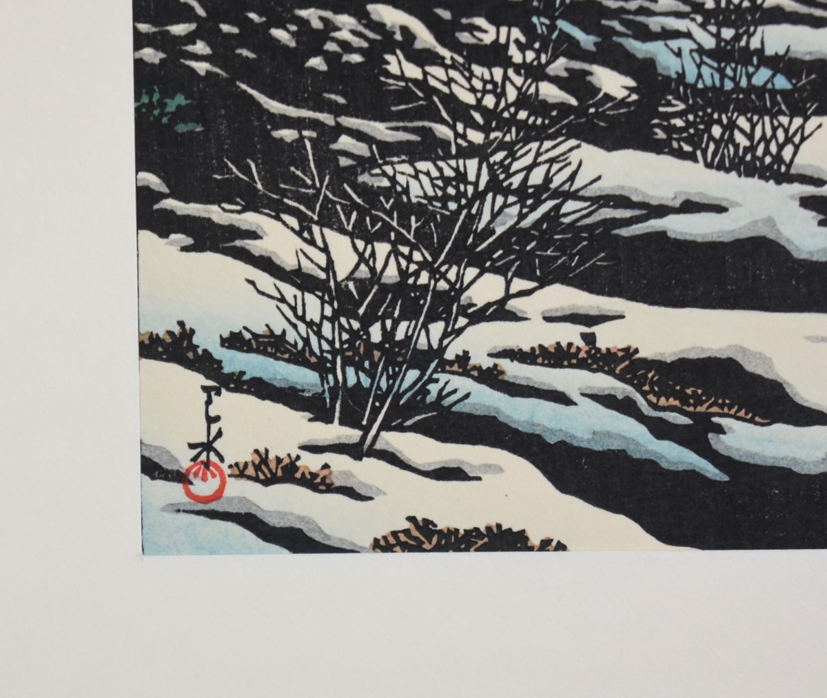 昭和の広重 川瀬巴水 手摺り木版画 複製 日本新八景より 狩勝峠 師 