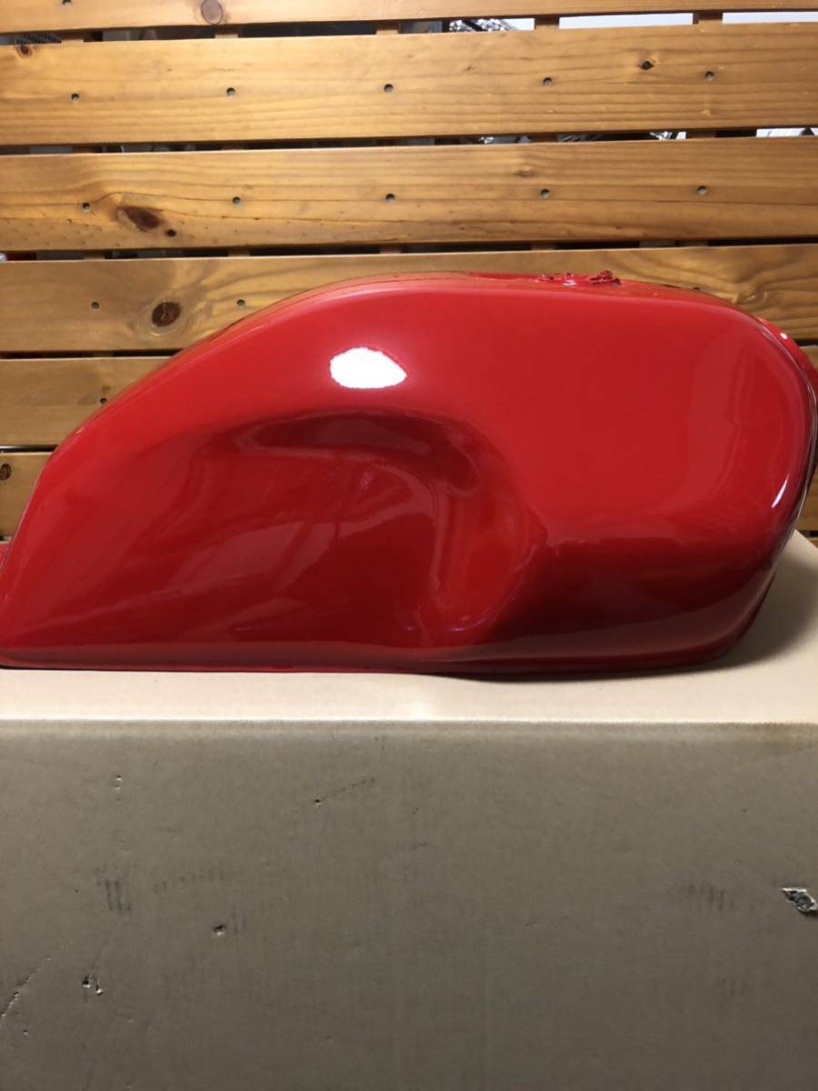 GB250 クラブマン タンク塗装後未使用 ヨンフォア仕様 赤ソリッド