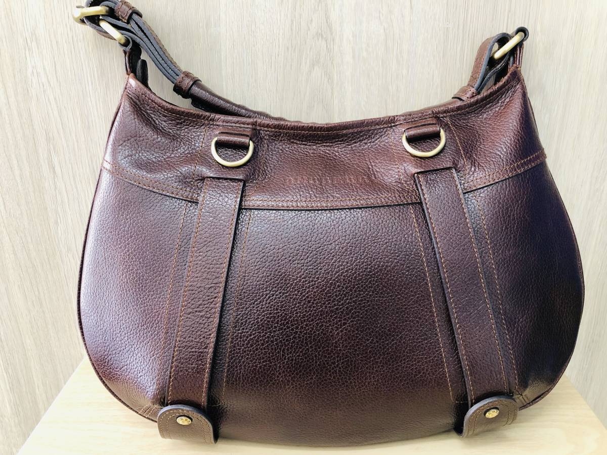 美品/BURBERRY/バーバリー/ワンショルダーバック/レザー/牛革/日本製