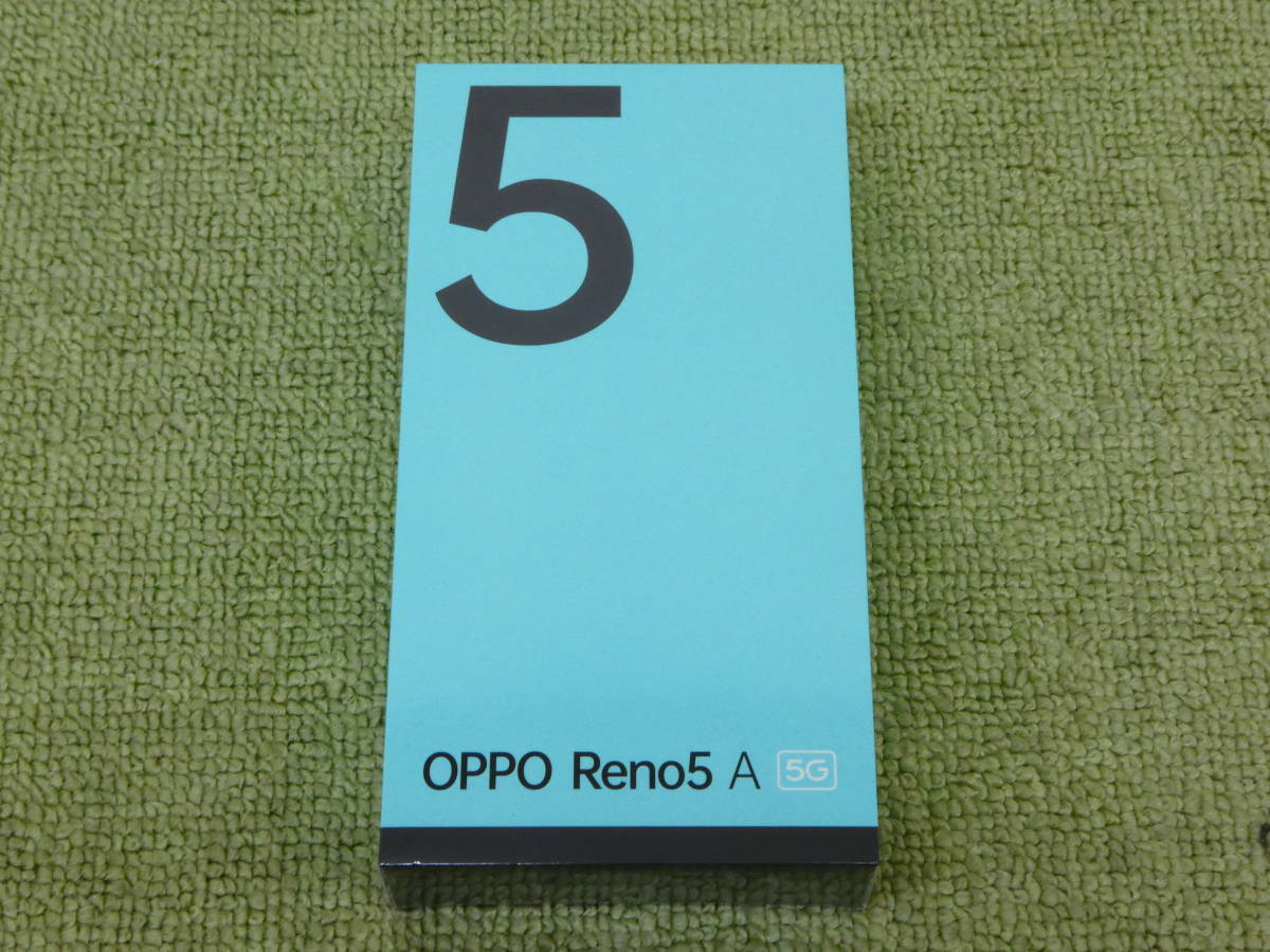 180-J97) 未開封品 OPPO Reno5 A 5G アイスブルー android スマホ OPPO
