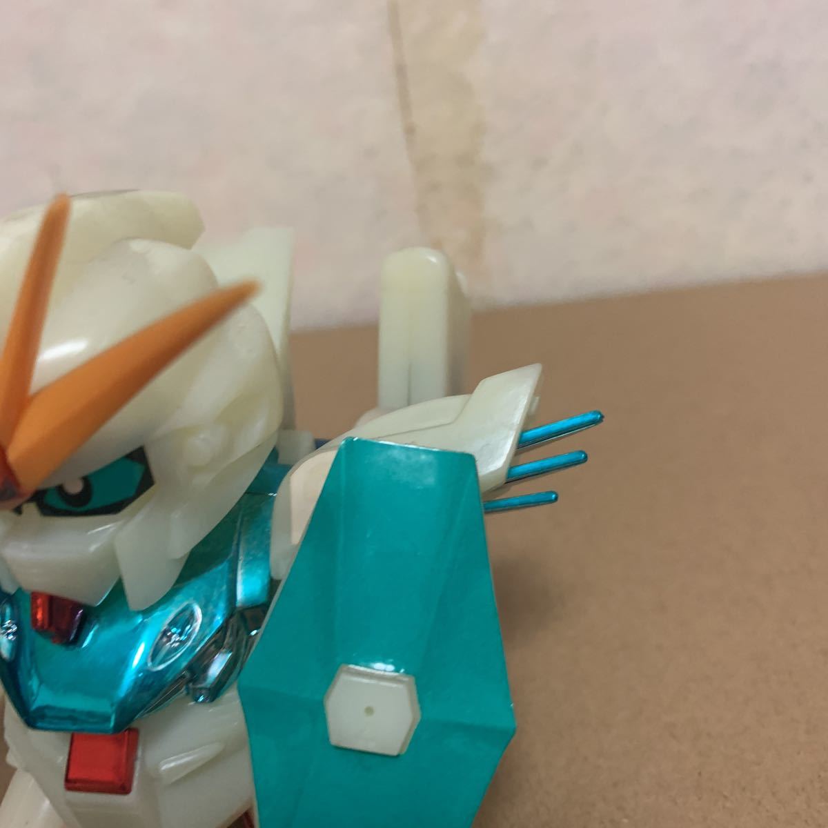 【限定・希少】元祖SDガンダムワールド ガンダムF91 蛍光＆メッキ仕様 元祖SDガンダム 蓄光 蛍光 F91 ガンプラ 限定品？ 元祖SDガンダム