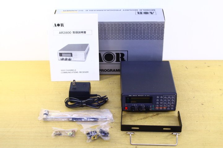 【人気セール，SALE】 AOR エーオーアール AR2800 ワイドレンジモニター ワイドバンドモニター 受信機 AM FM WFM 付属品あり 箱付き 通電確認のみ 10839382(受信機)｜売買されたオークション情報、yahooの商品情報をアーカ 受信機
