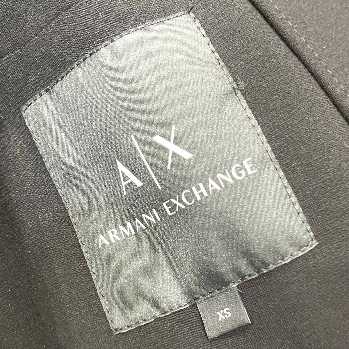 ①11 美品 ARMANI EXCHANGE アルマーニエクスチェンジ テロテロ素材 2B 