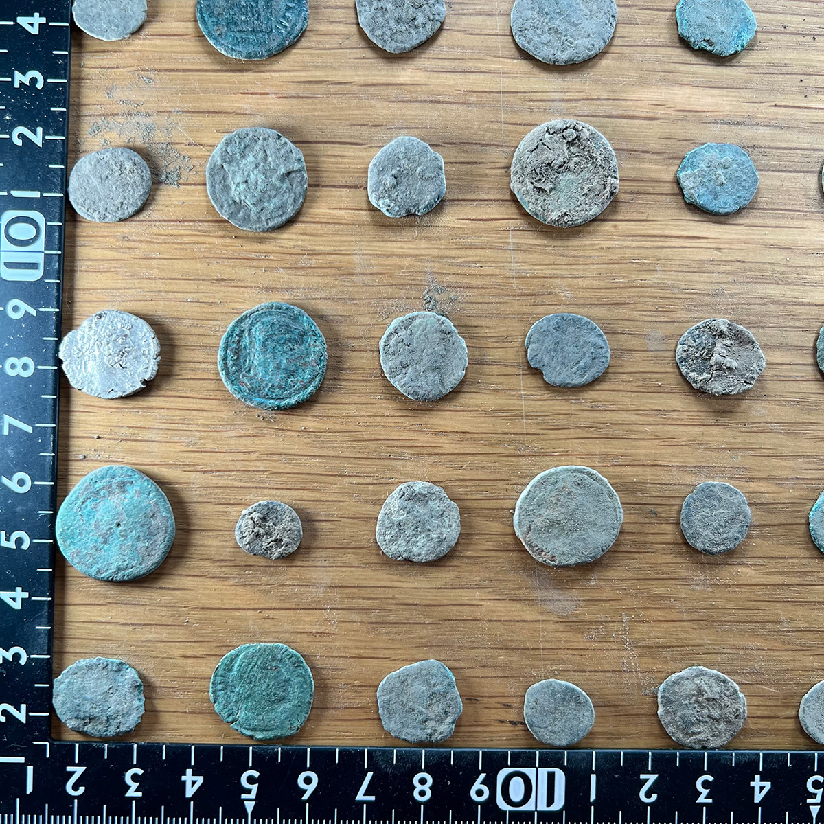 古代ローマコイン】未洗浄未選別アンティークコイン50枚大量まとめてロット！超