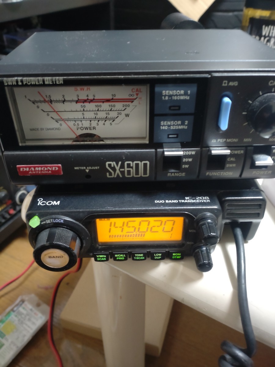 アマチュア無線機 ICOM アイコム IC-208D ジャンク扱い 144＆430 50w