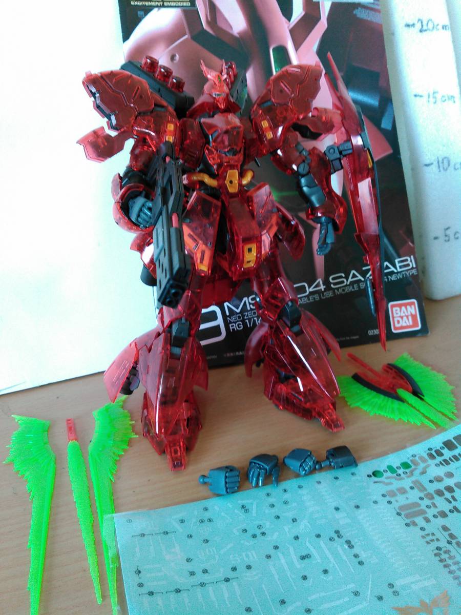 RG 1/144 プレバン 限定 MSN-04 サザビー クリアカラー 素組 完成品 