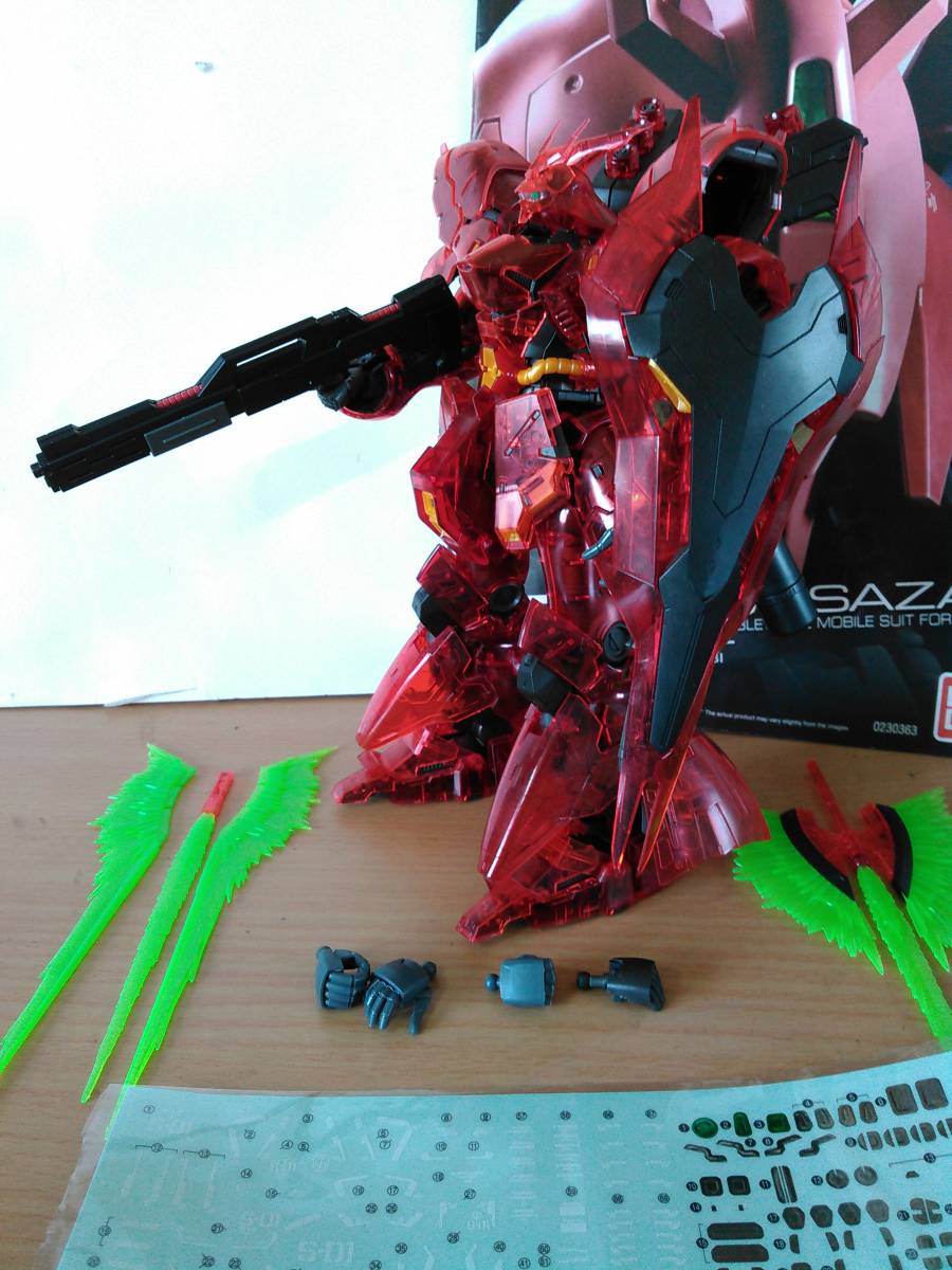 RG 1/144 プレバン 限定 MSN-04 サザビー クリアカラー 素組 完成品 