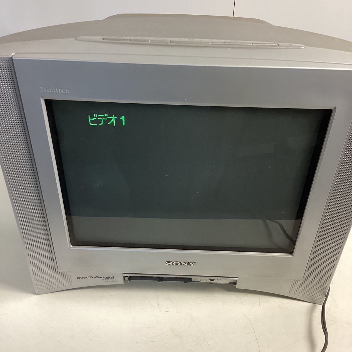 k444 SONY ブラウン管テレビ KV-14DA75 ソニー 動作確認済み