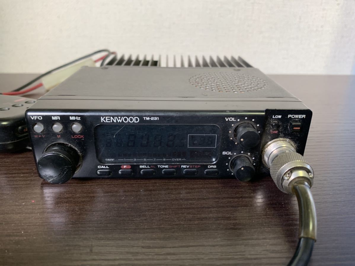 ケンウッド製　TM-231S 145Mhz (50/10/ 5w) 動作品 KENWOOD ケンウッド製 TM-231 TM-231S 5w) 動作品 Yahoo 145Mhz (50⁄10⁄
