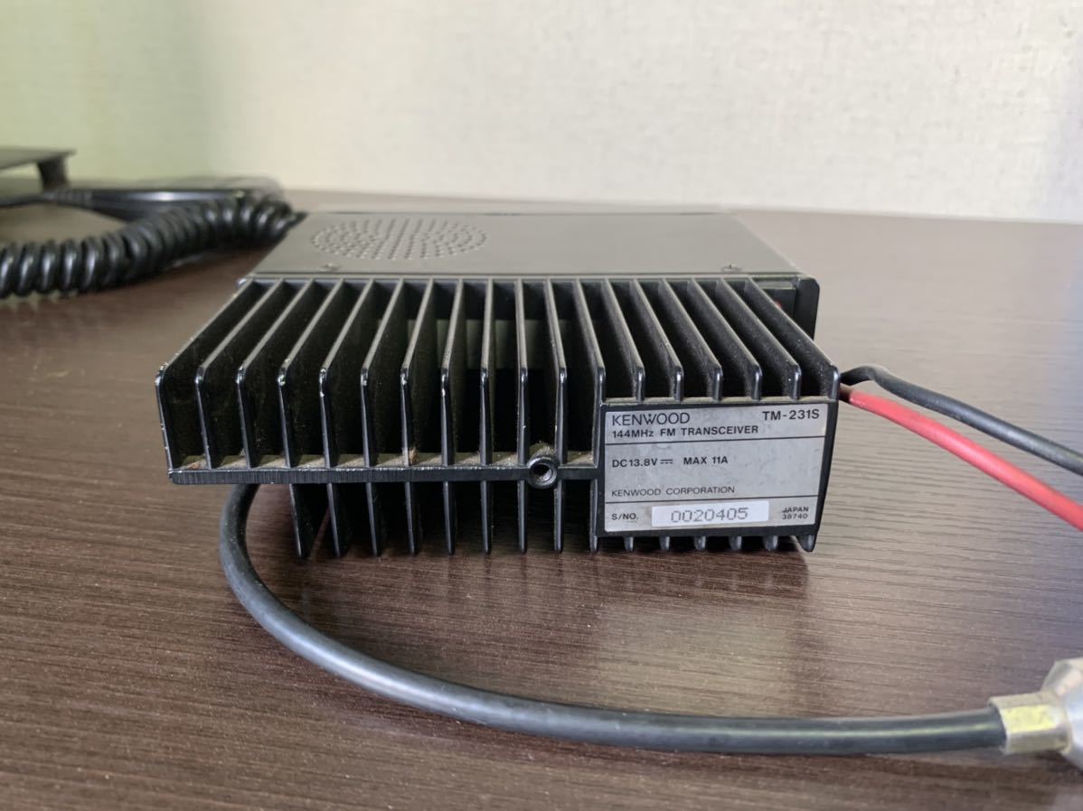 KENWOOD ケンウッド製 TM-231 TM-231S 5w) 動作品 Yahoo 145Mhz (50⁄10⁄