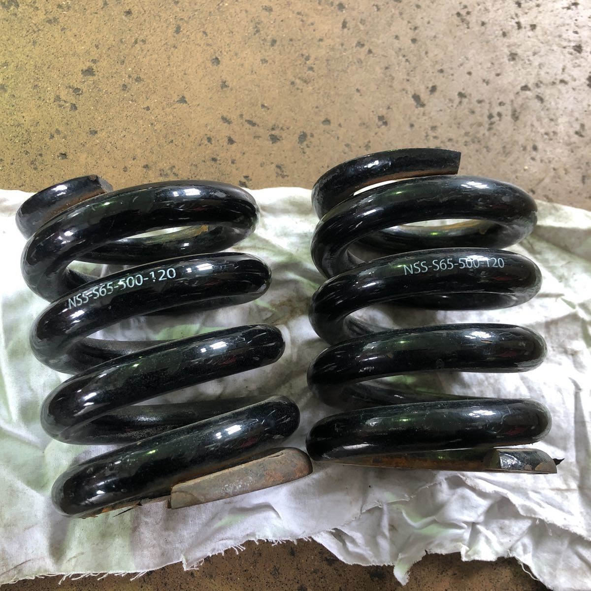 【中古】ID65 バネレート50k 120mm NSS 日本スチール　車高調