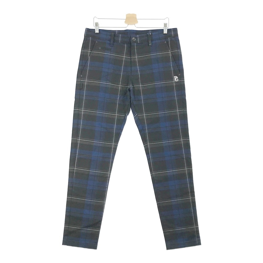 【新品】PEARLY GATES パーリーゲイツ ストレッチパンツ チェック柄 ネイビー系 6 [240001925803] ゴルフウェア メンズ