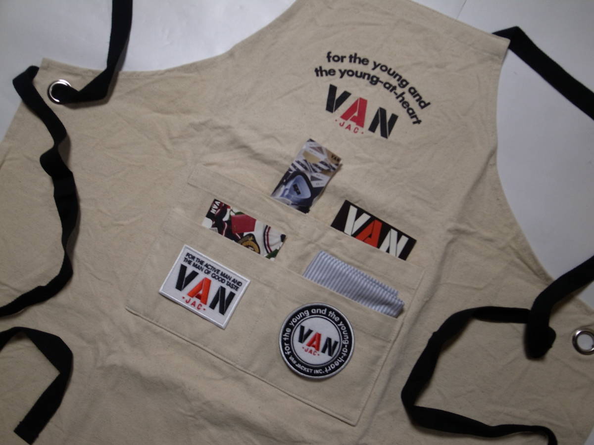  VAN JAC アーチロゴプリント エプロン 前掛け アイボリー VAN JACKET(その他)｜売買されたオークション情報、yahooの商品情報をアーカイブ公開 - オークファン その他