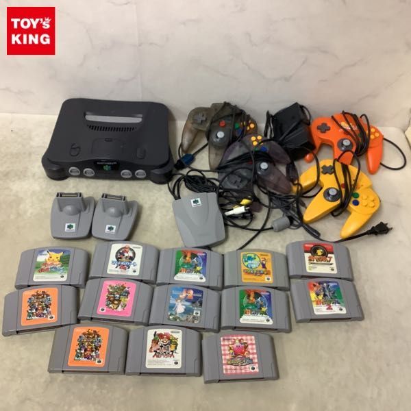 1円〜 訳あり Nintendo64 本体 コントローラー マリオカート64 大乱闘スマッシュブラザーズ 他