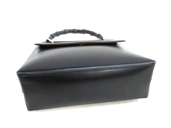 グッチ ハンドバッグ バンブー 黒 レザー GUCCI GUCCI（グッチ
