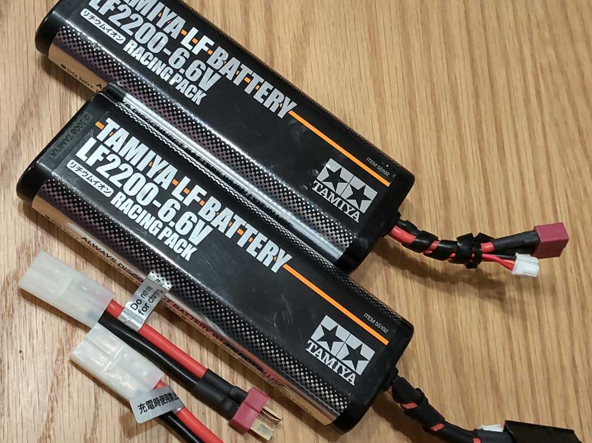 タミヤ LFバッテリー LF2200-6.6V レーシングパック 中古