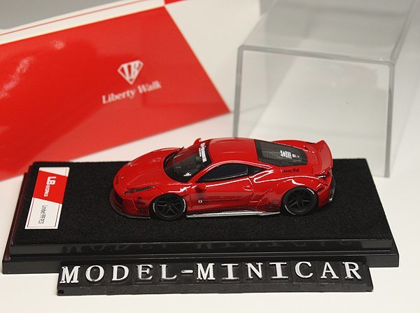 △超絶版！赤！LB特注品！1/64 フェラーリ Ferrari 458 Italia LB