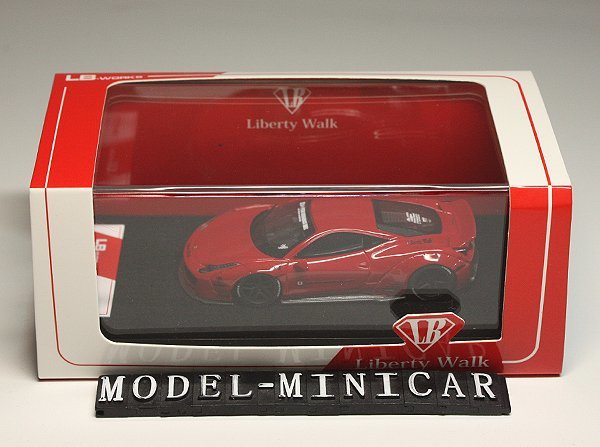 △超絶版！赤！LB特注品！1/64 フェラーリ Ferrari 458 Italia LB