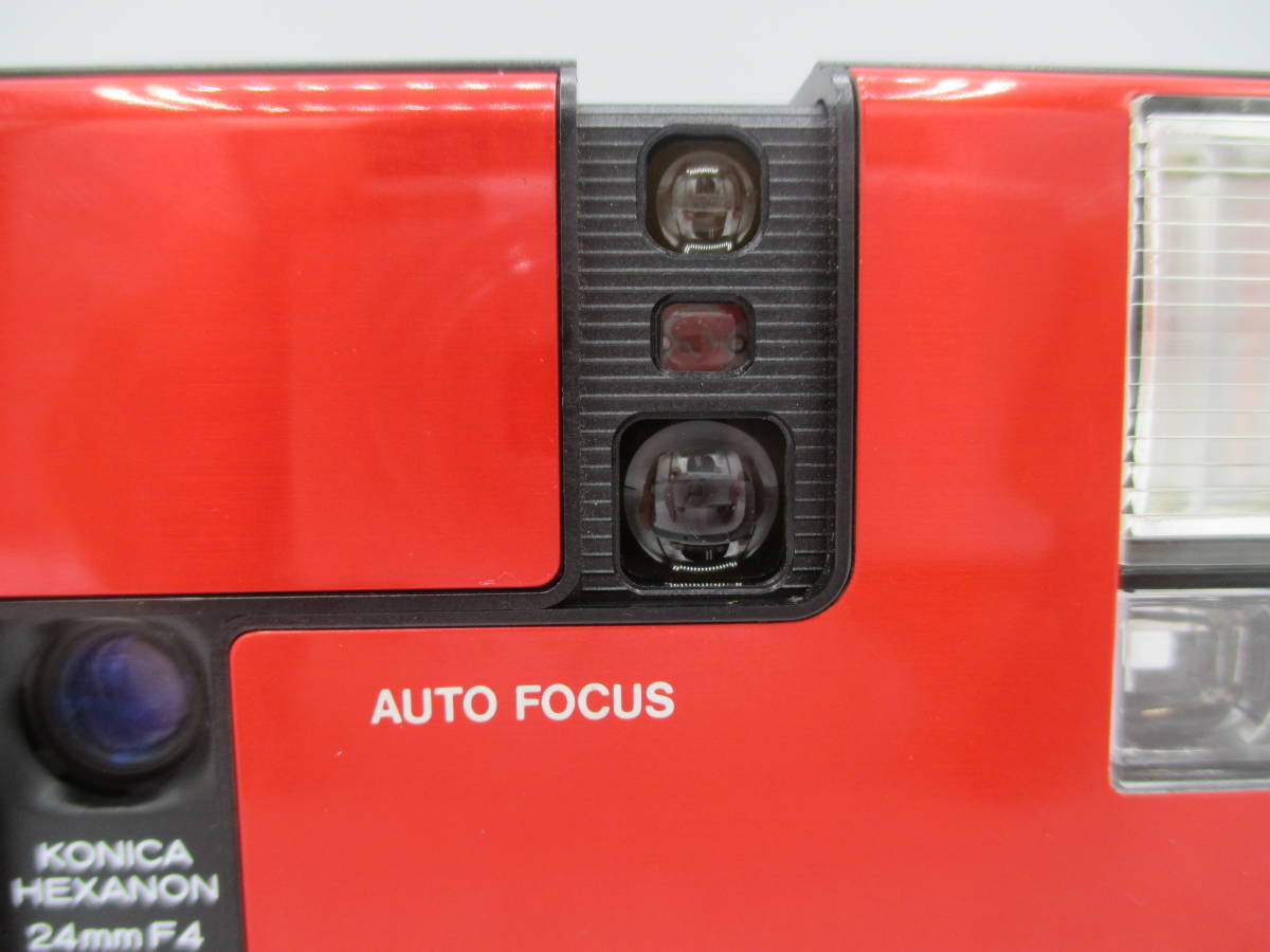 コニカ RECORDER レコーダー 中古 レッド Konica KONICA コニカ