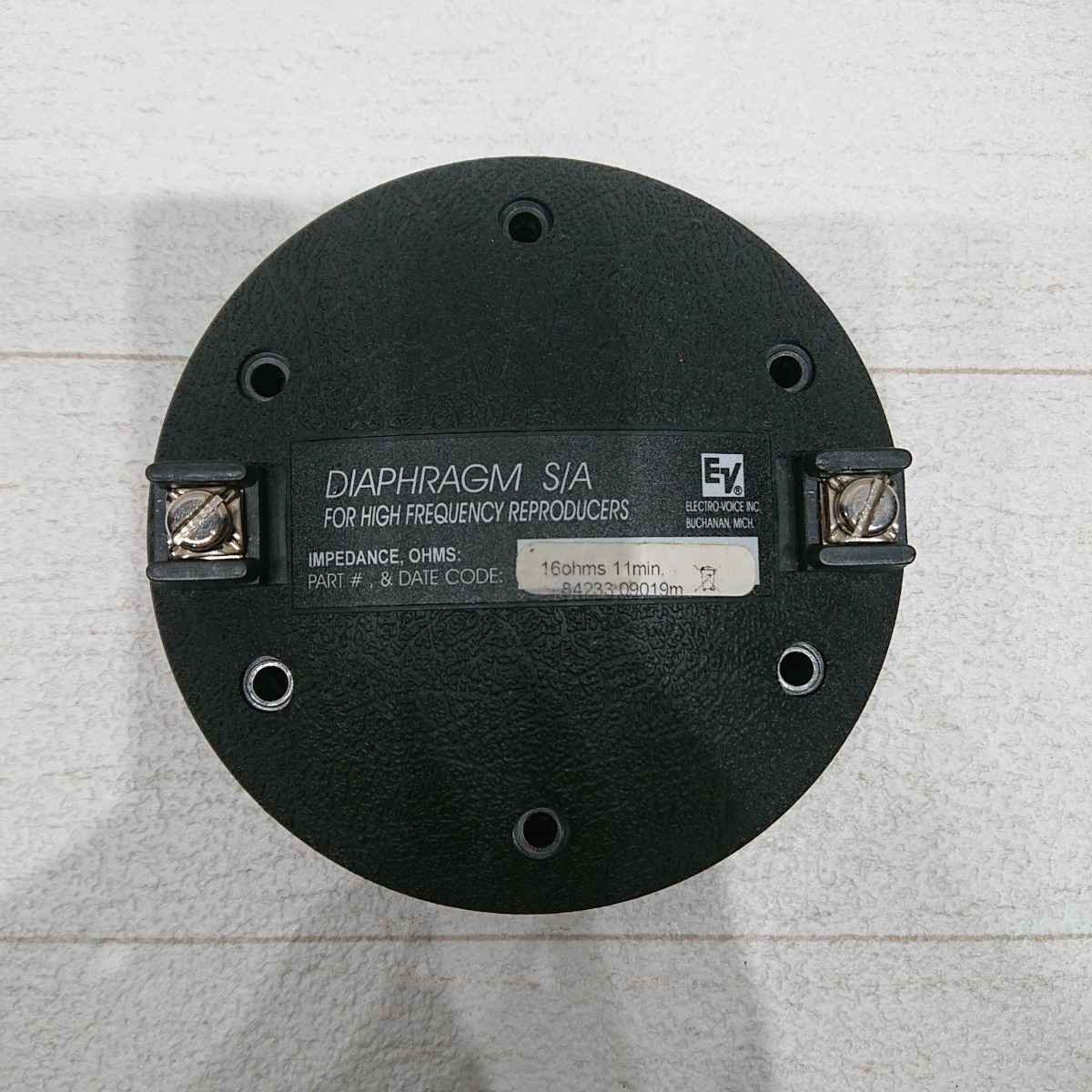 ワケあり) Electro Voice DIAPHRAGM S/A FOR HIGH FREQUENCY