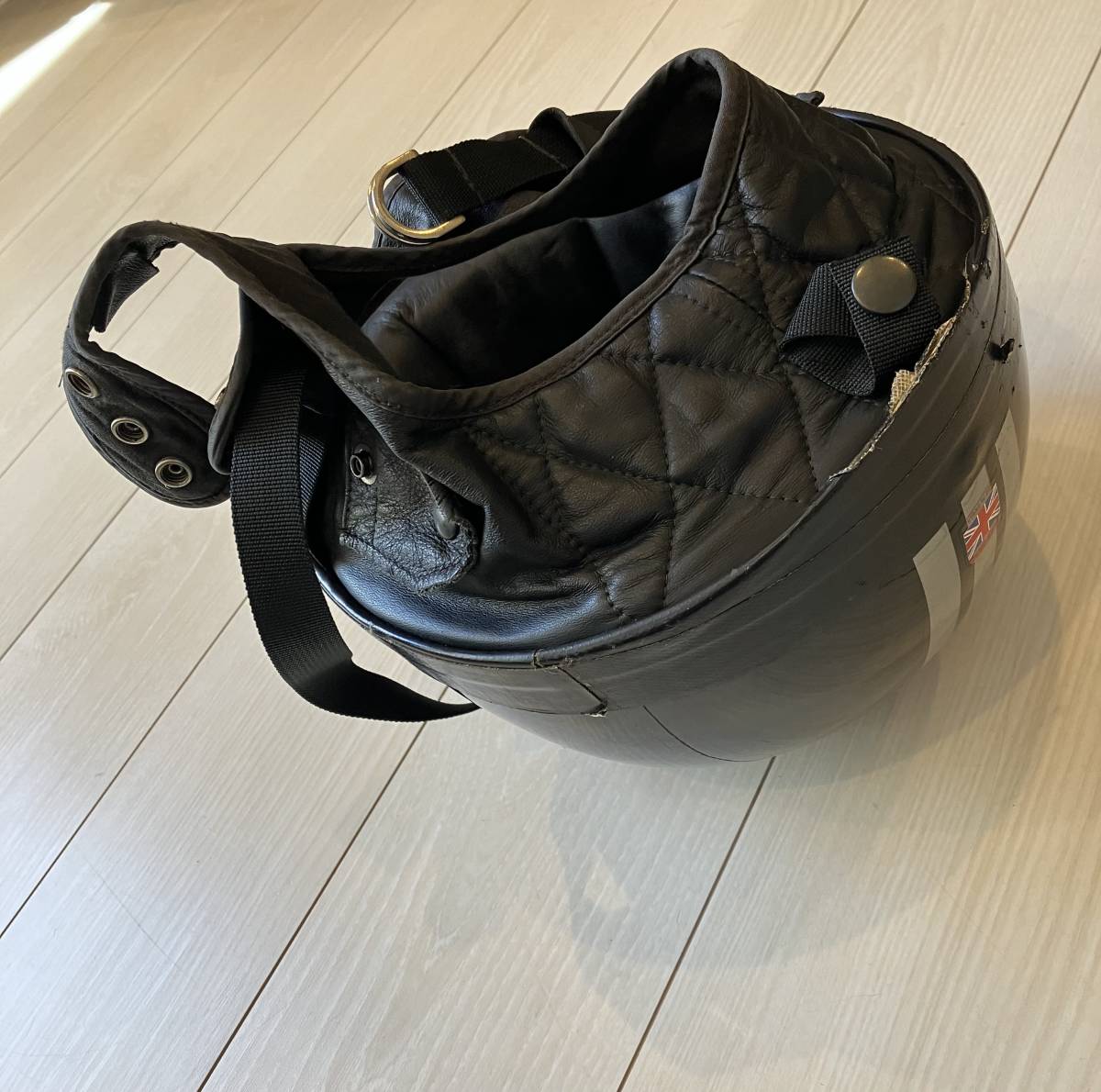 希少 DAVIDA SENIOR ダビダ vintage ヘルメット バイク MADE IN 
