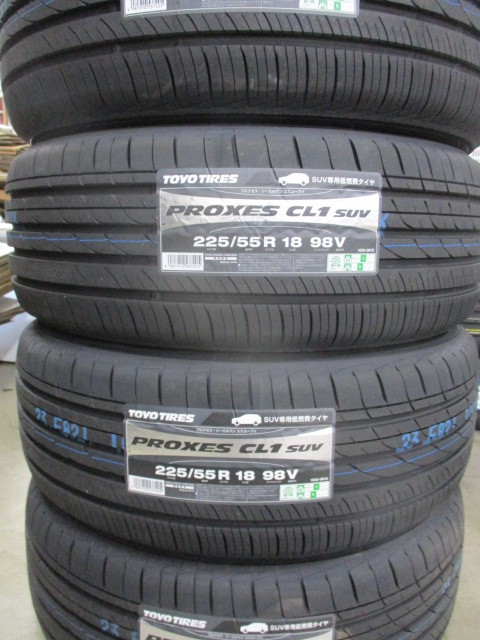 ☆【2023年製】ＴＯＹO PROXES ＣＬ１ＳＵＶ 225/55R18 225/55-18 トーヨー プロクセス　シーエルワン 4本送料税込み￥61000～ 夏用
