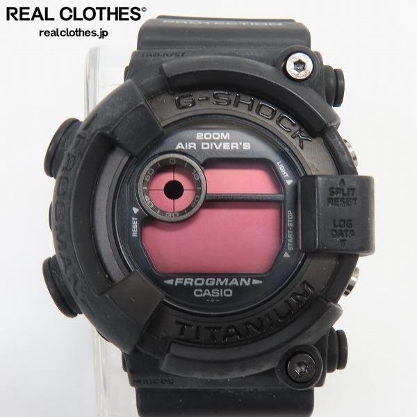 ジャンク/動作未確認】G-SHOCK/G-ショック FROGMAN リアルブラック