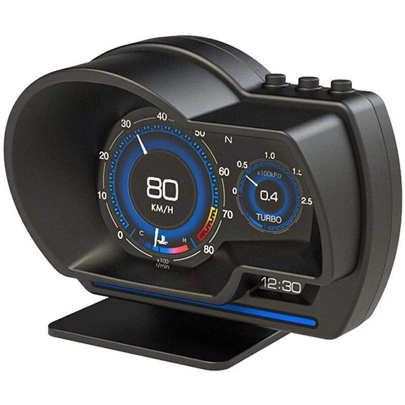 SALE!!【新品】スピードメーター 両モード(GPS，OBD2) ディスプレイ HUD 12V 追加メーター 3.5インチ 運転の安全性を向上させる各種アラーム