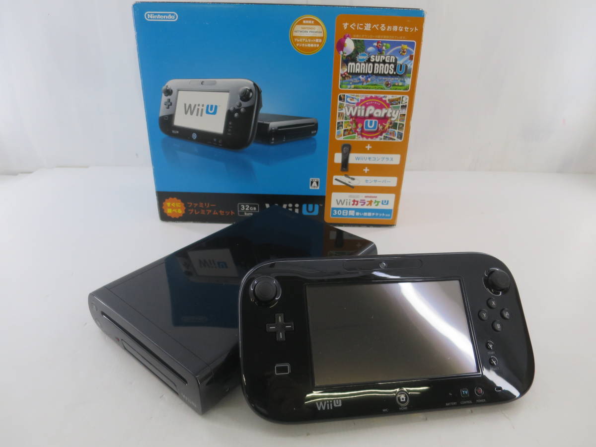 25□100/ WiiU 32GB Kuro ファミリープレミアムセット 0428 ヨドバシ