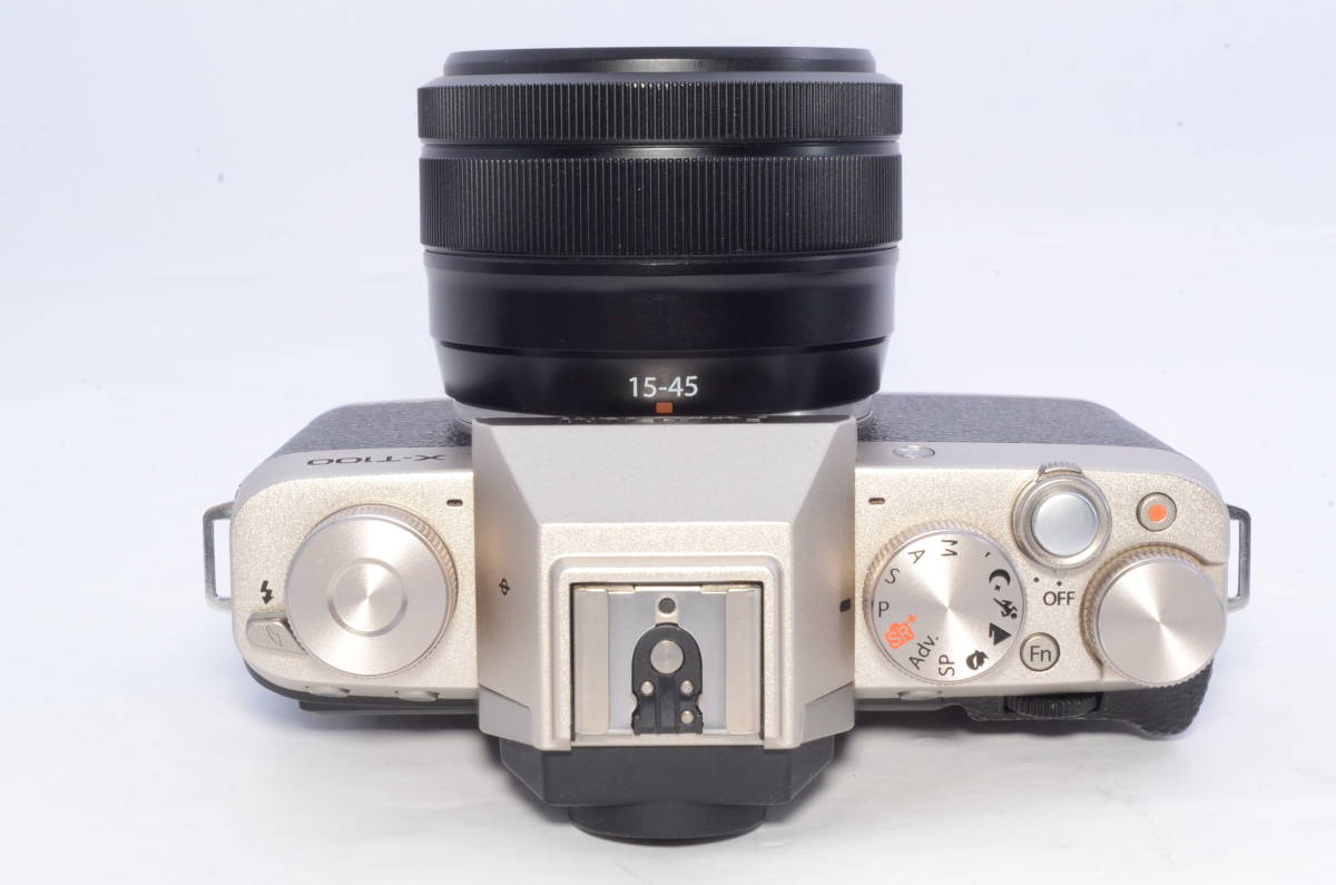 FUJIFILM フジフィルム X-T100レンズキット シャンパンゴールド X