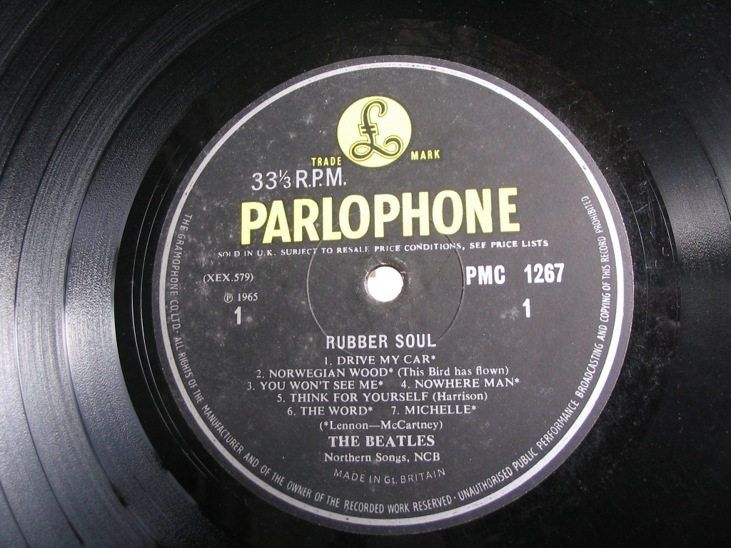 稀少UKオリジナルMonoラバーソウルBeatlesビートルズレコード THE
