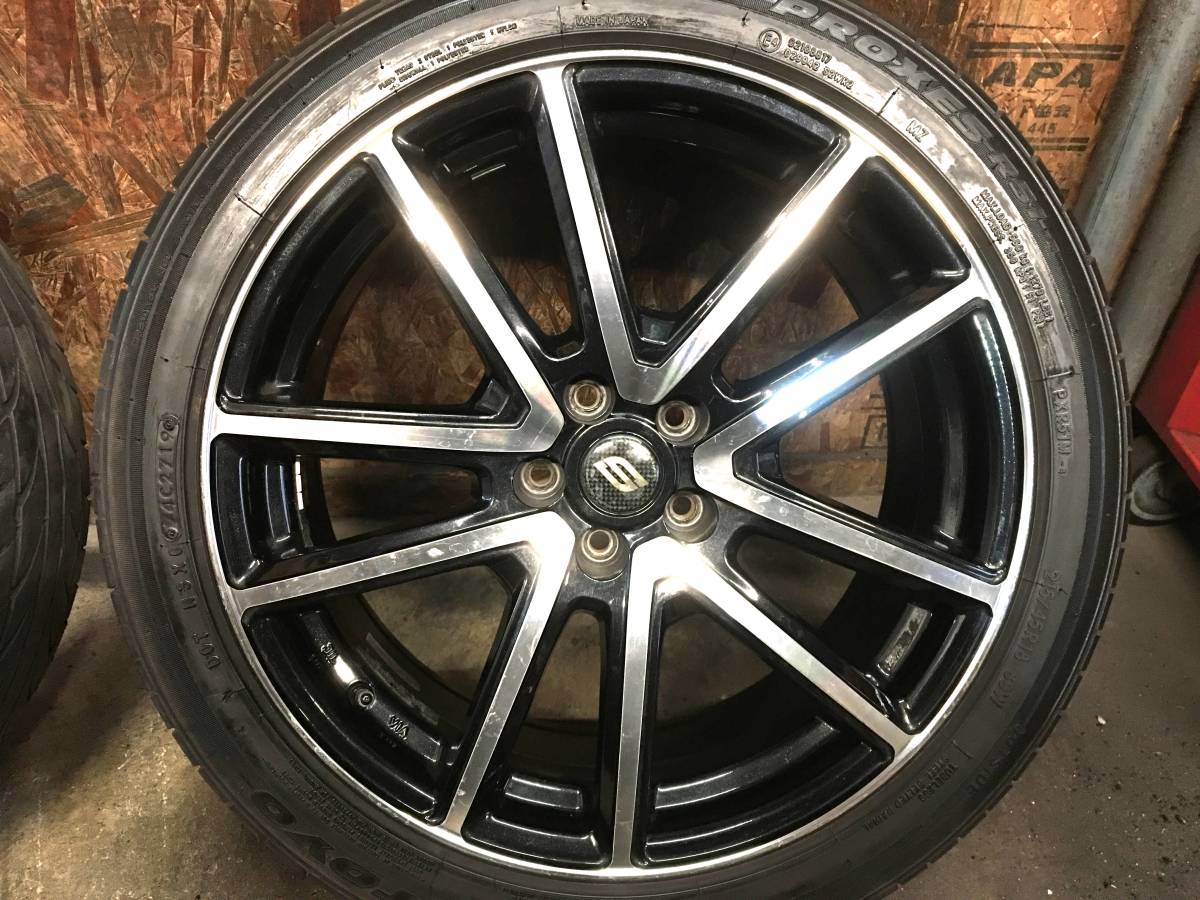 18×7.5J+48 PCD100 5H】アルミホイール【215/45R18】20年/19年