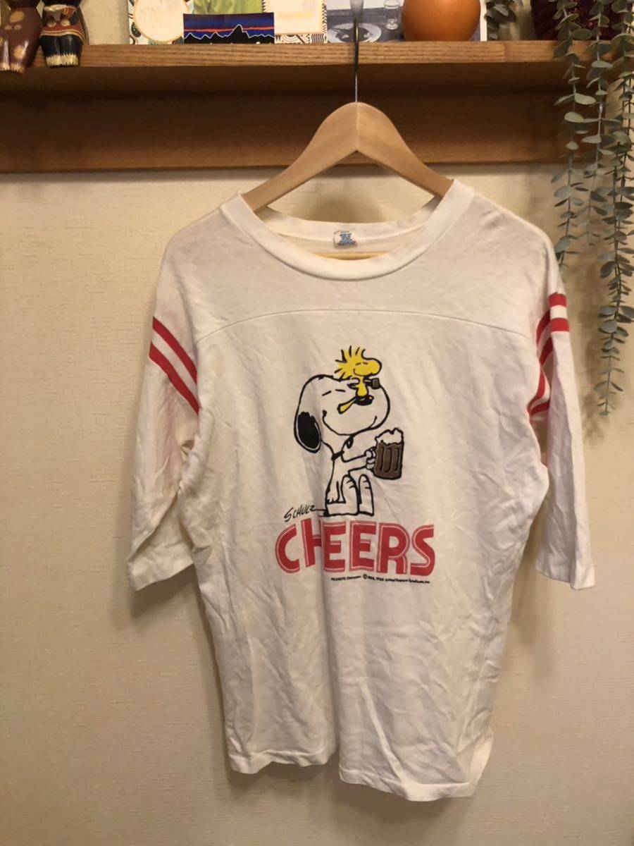 ARTEX スヌーピー 70s USA製 フットボールTシャツ Tシャツ COOL