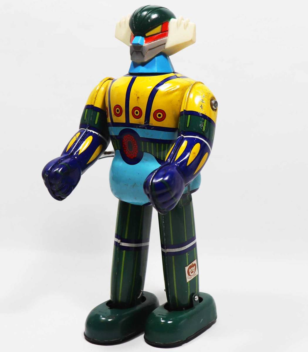 タカラ 鋼鉄ジーグ ゼンマイブリキ歩行ロボット 当時物 昭和懐かし
