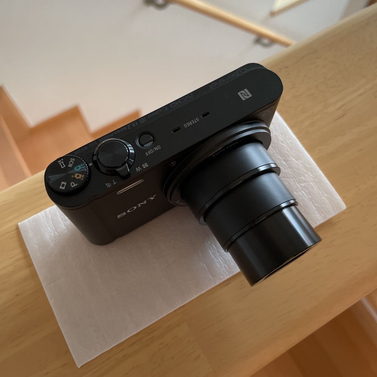 コンデジ SONY サイバーショット DSC-WX350 ブラック ケース付き SONY ソニー デジカメ デジタルカメラ サイバーショット DSC-WX350 黒