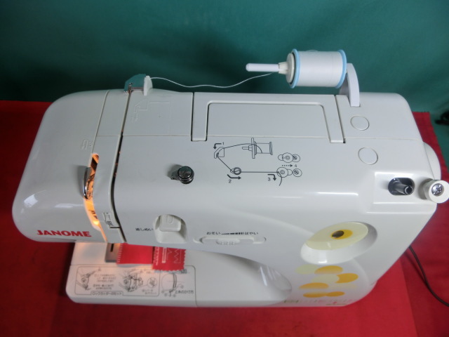 ジャノメ コンパクト電子ミシン本体 N-572 ロックカッター内蔵 【公式