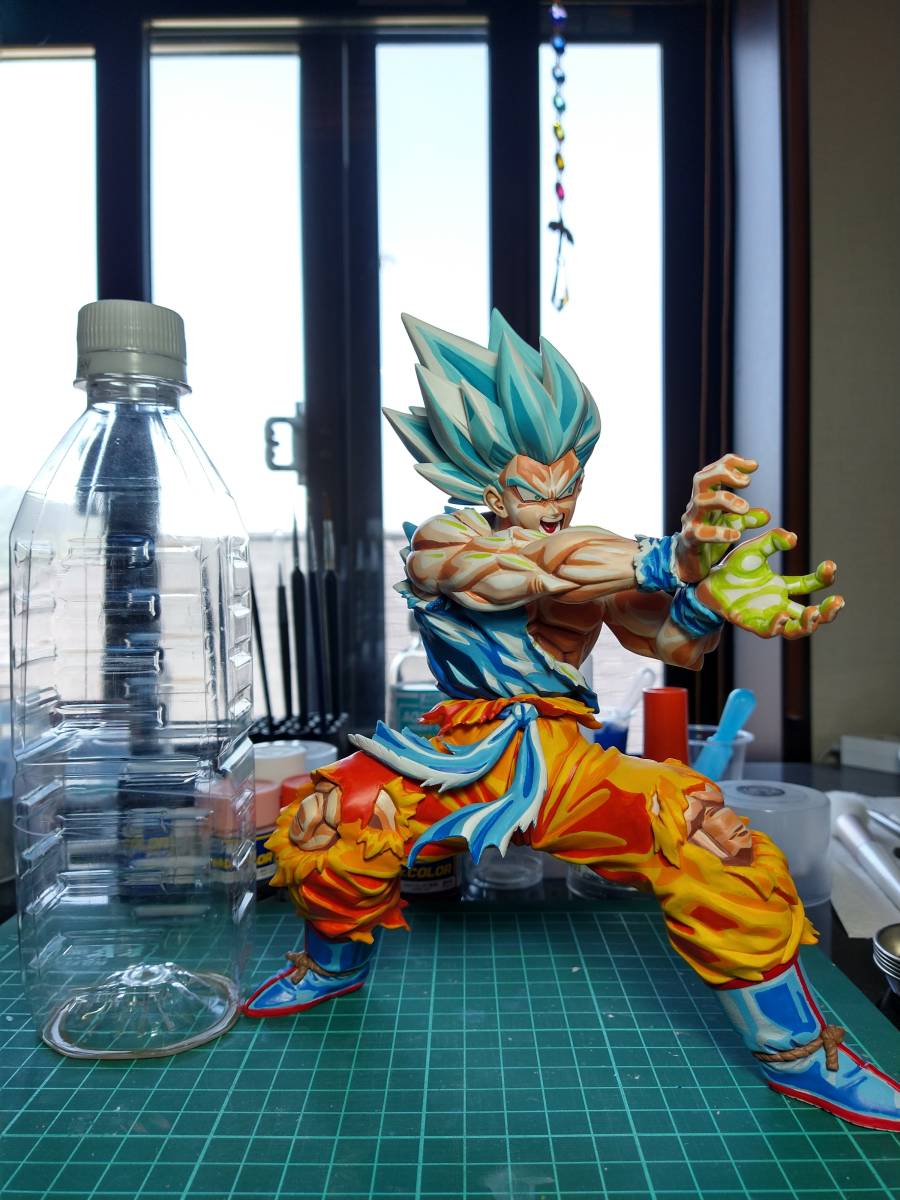 リペイント 二次元 フィギュア ドラゴンボール 孫悟空 スーパーサイヤ