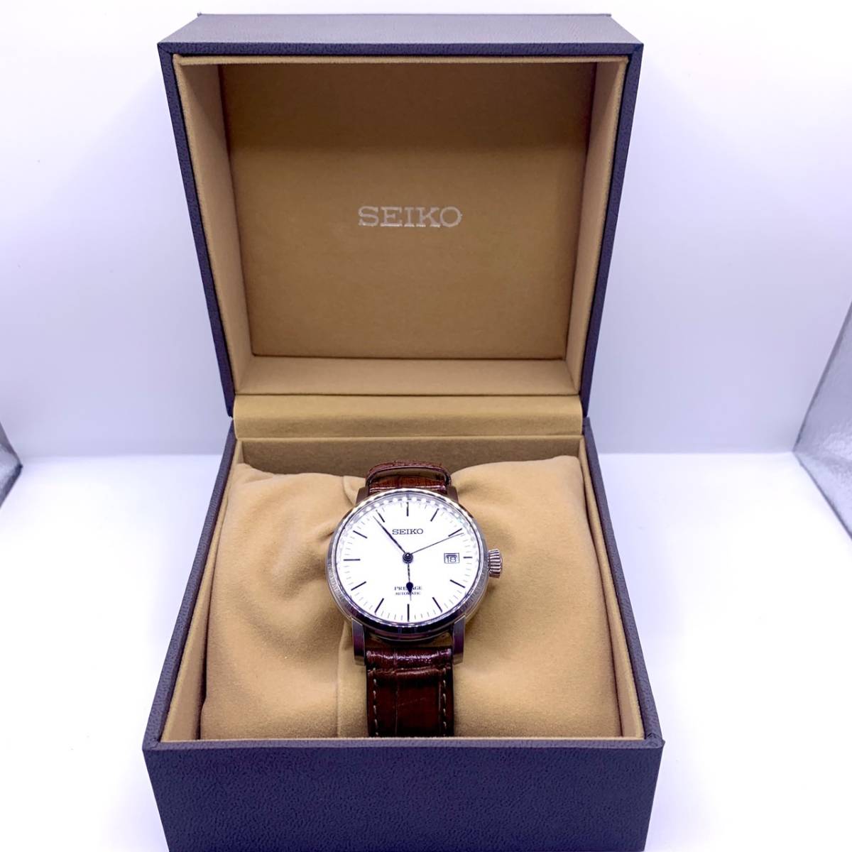 7506 【美品 可動品】SEIKO セイコー PRESAGE プレサージュ 6R35-00F0  