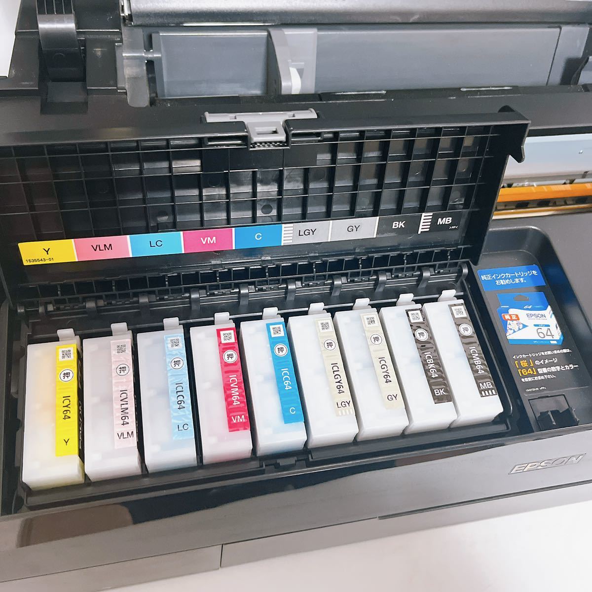 定番人気，低価 【G04】EPSON PX-5V インクジェットプリンター 通電