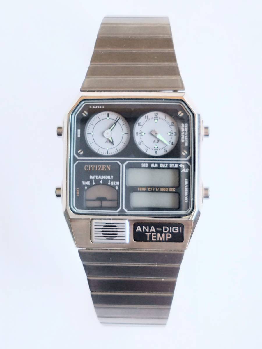 シチズン アナデジテンプ 極美品 ジャンク品 CITIZEN シチズン